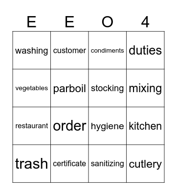 EEO Explore Career Pathways Week 4 Bingo Card
