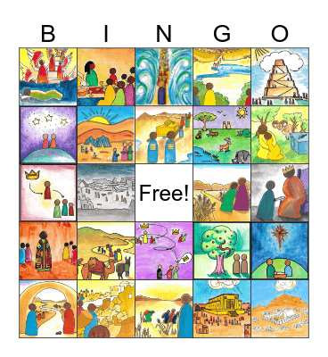 God's Big Story Bingo Card