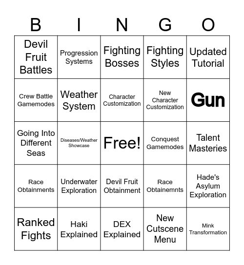 RELL SEAS MOVIE 3 BINGO Card
