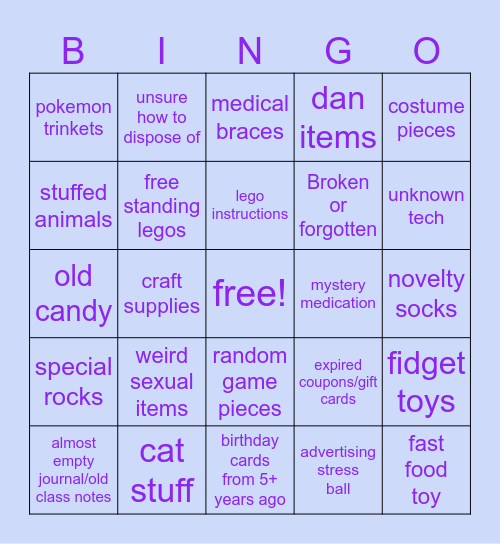 BOX OF DOOM BINGO!!! Bingo Card