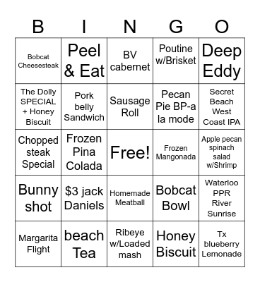 DOLLY BINGO Card