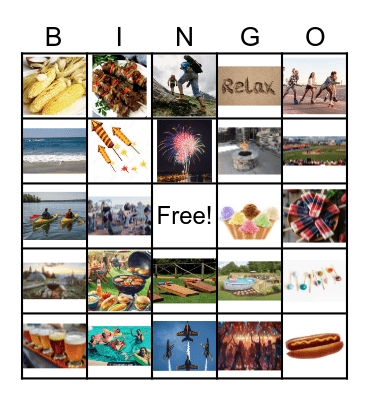 LABOR DAY Bingo Card