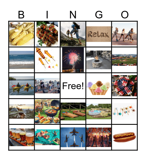 LABOR DAY Bingo Card