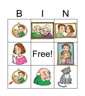 Familie 2 Bingo Card
