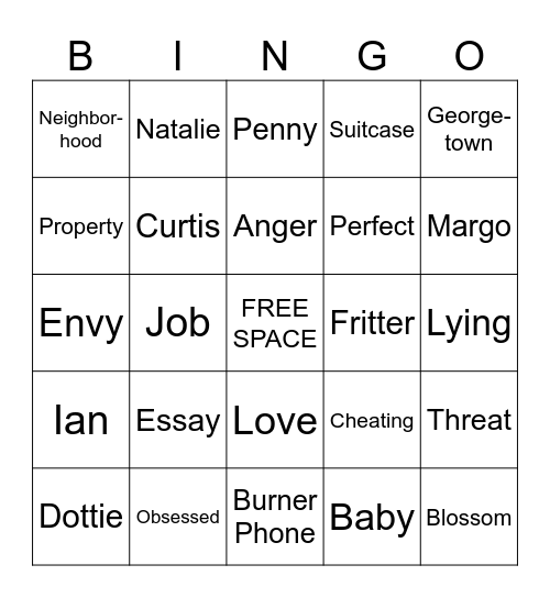 Best Offer Wins Bingo Card