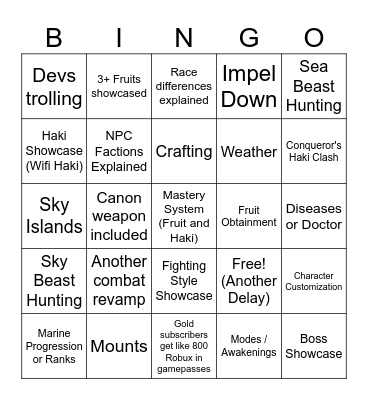 Movie 3 Bingo (THE RELL SEAS IS REAL!) Bingo Card