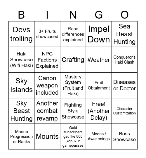 Movie 3 Bingo (THE RELL SEAS IS REAL!) Bingo Card