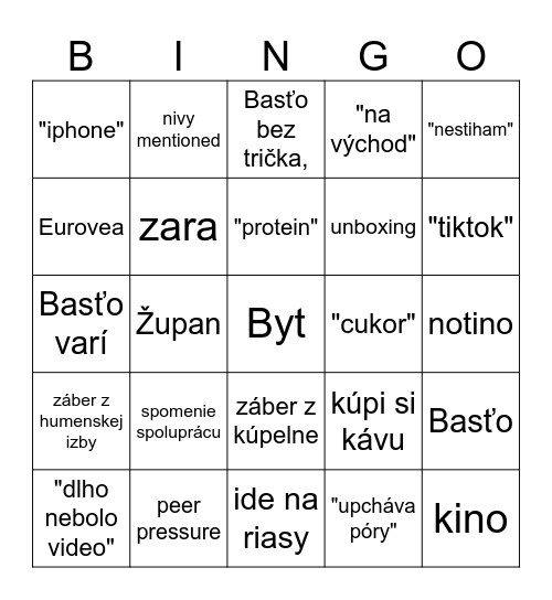 Kristus Bingo Card