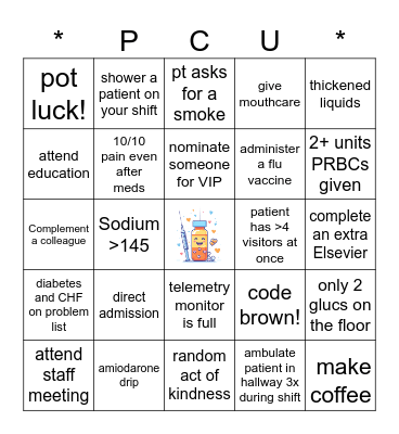 September Bingo Card