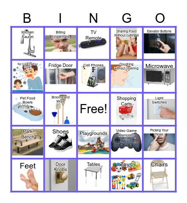 Germs are Everywhere Bingo Card