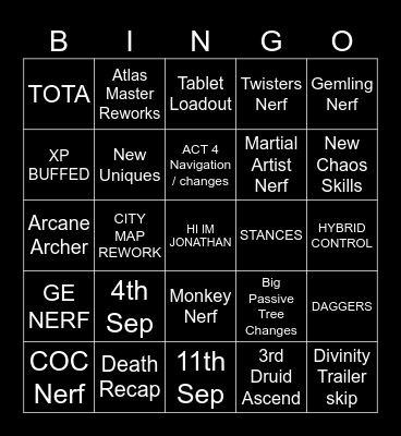 0.5.5 REVEAL Bingo Card