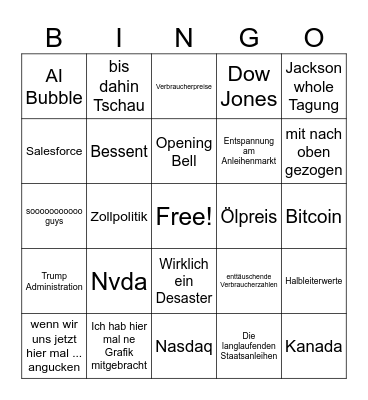 Kochi Koch Bingo Card