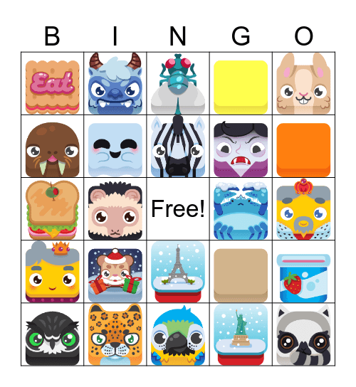 Blooket Bingo Card