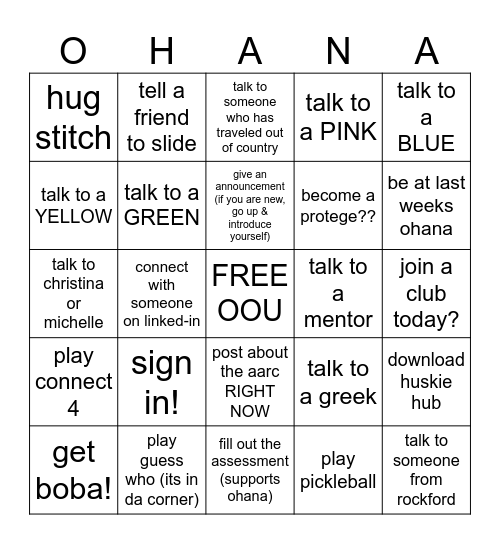 to snag your second boba drink - get 5 in a row Bingo Card
