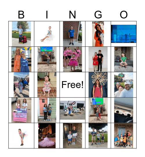 School Thyme Bingo Card