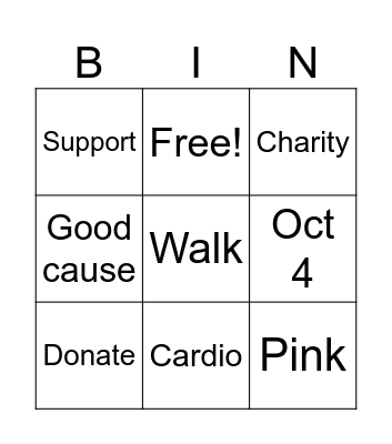R4TC test Bingo Card