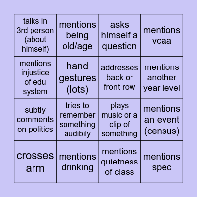 Paatsch Bingo!!! Bingo Card