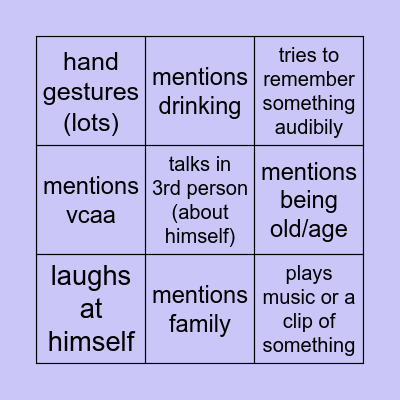 Paatsch Bingo!!! Bingo Card