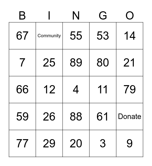 LNGC 2026 Bingo Card