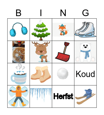 Winter Bingo Card