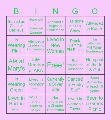 TNTCAI-40th AKAVERSARY Bingo Card