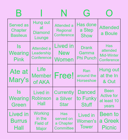 TNTCAI-40th AKAVERSARY Bingo Card