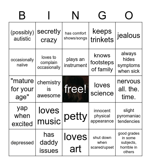 Wylan Van Eck Kinnie Bingo Card