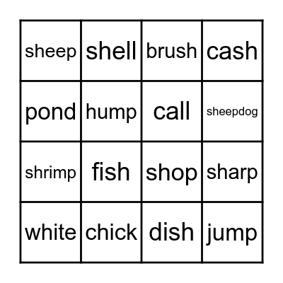 B I N G O Bingo Card