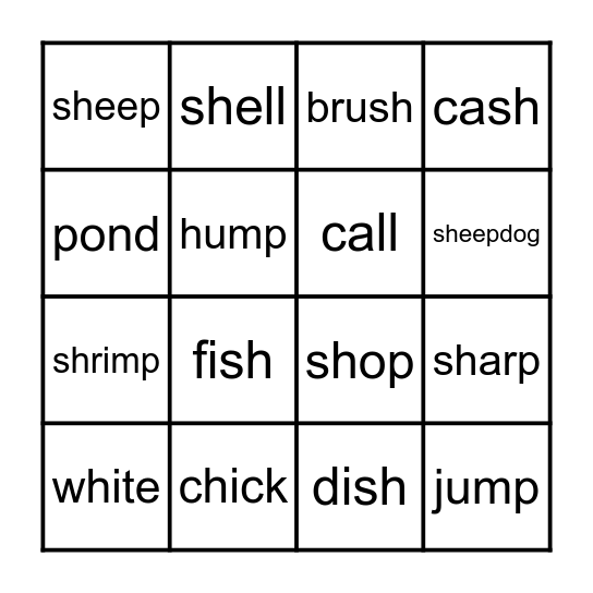 B I N G O Bingo Card
