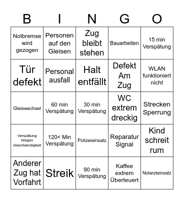 DB Bingo Card