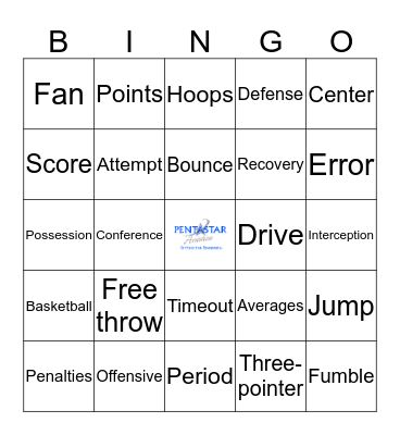 Pentastar Aviation - March Madness Bingo Card