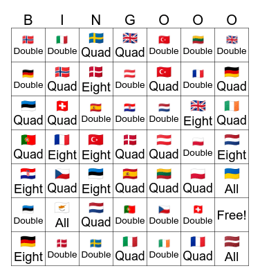 ZAGREB ROWING Bingo Card