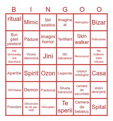 Paul Dadrian Bingo Card