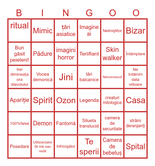 Paul Dadrian Bingo Card