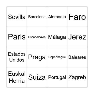 Mira, alquile un coche en Bingo Card