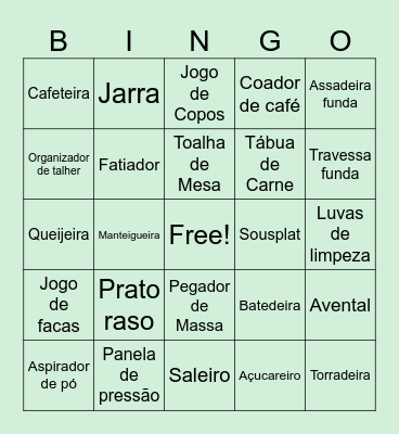 Chá de Panela Larissa Bingo Card