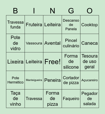 Chá de Panela Larissa Bingo Card