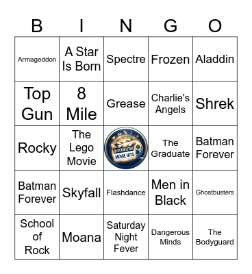 Blockbuster Movie Anthems - What movie was that? Bingo Card