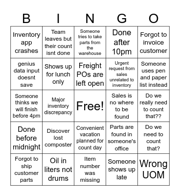Novid Bingo Card