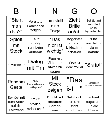 Manuel Kobelt Bingo Card
