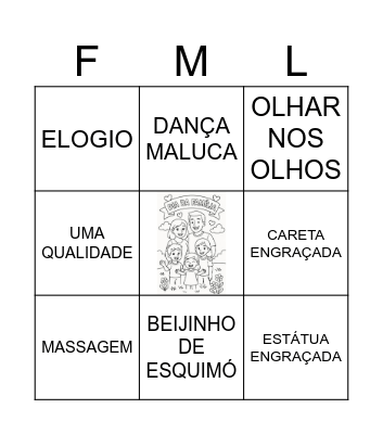 BINGO D FAMÍLIA Bingo Card