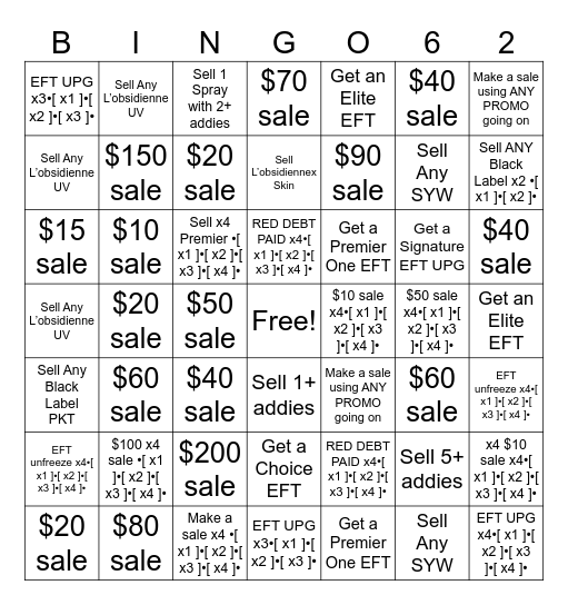 🖤 🖤 SEPTEMBER BINGO 🖤 🖤 Bingo Card