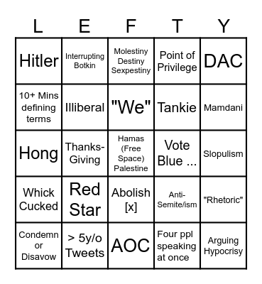8/28/2026 Bingo Card