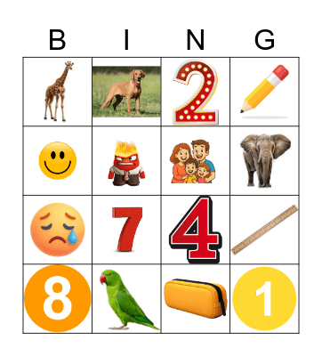 Level 1 Bingo Card