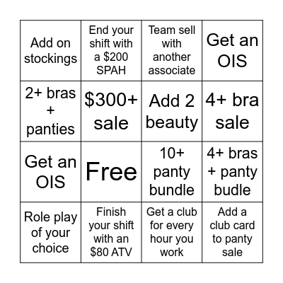 Weekly back to school Bingo Card