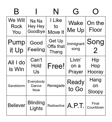 Football Bingo26 Bingo Card