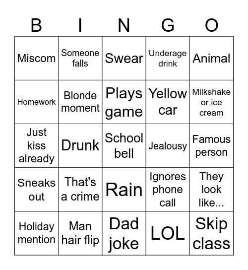 LOL bingo Card