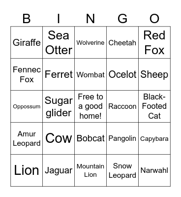 Babbeh Bingo Card