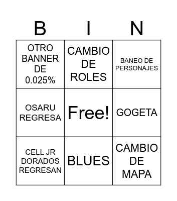 MAX GEKISHIN POLLA Bingo Card