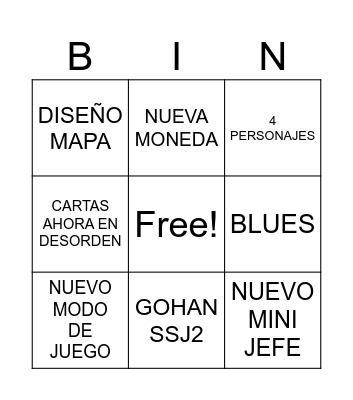 MAX GEKISHIN POLLA Bingo Card
